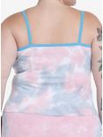Cinnamoroll Jumbo Print Pastel Tie-Dye Girls Tank Top Plus Size, MULTI, alternate