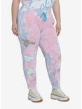 Cinnamoroll & Family Pastel Tie-Dye Girls Jogger Sweatpants Plus Size, MULTI, alternate