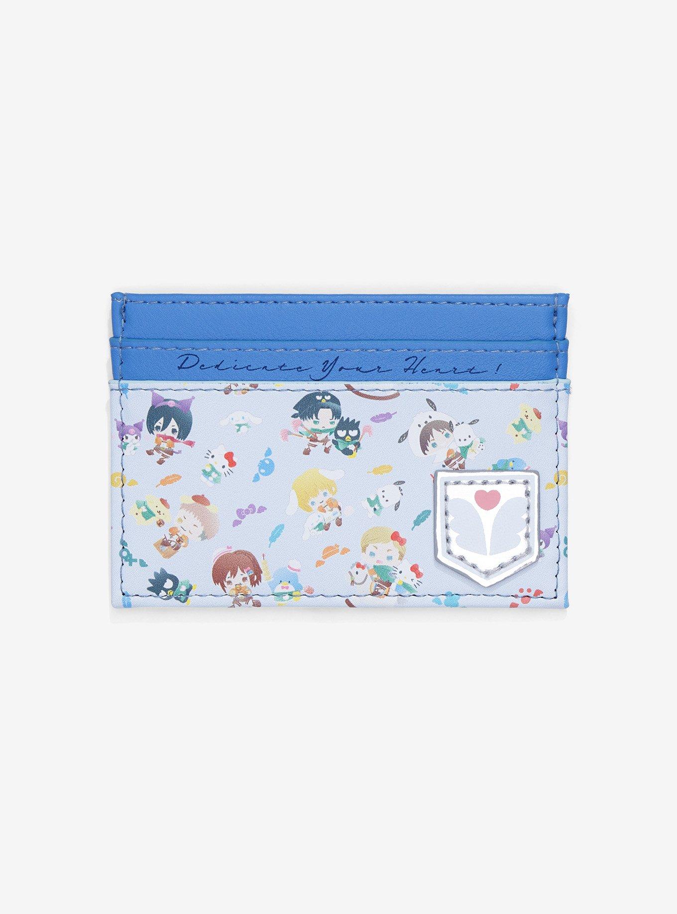 Sanrio Hello Kitty and Friends x Attack on Titan Allover Print Cardholder - BoxLunch Exclusive, , alternate