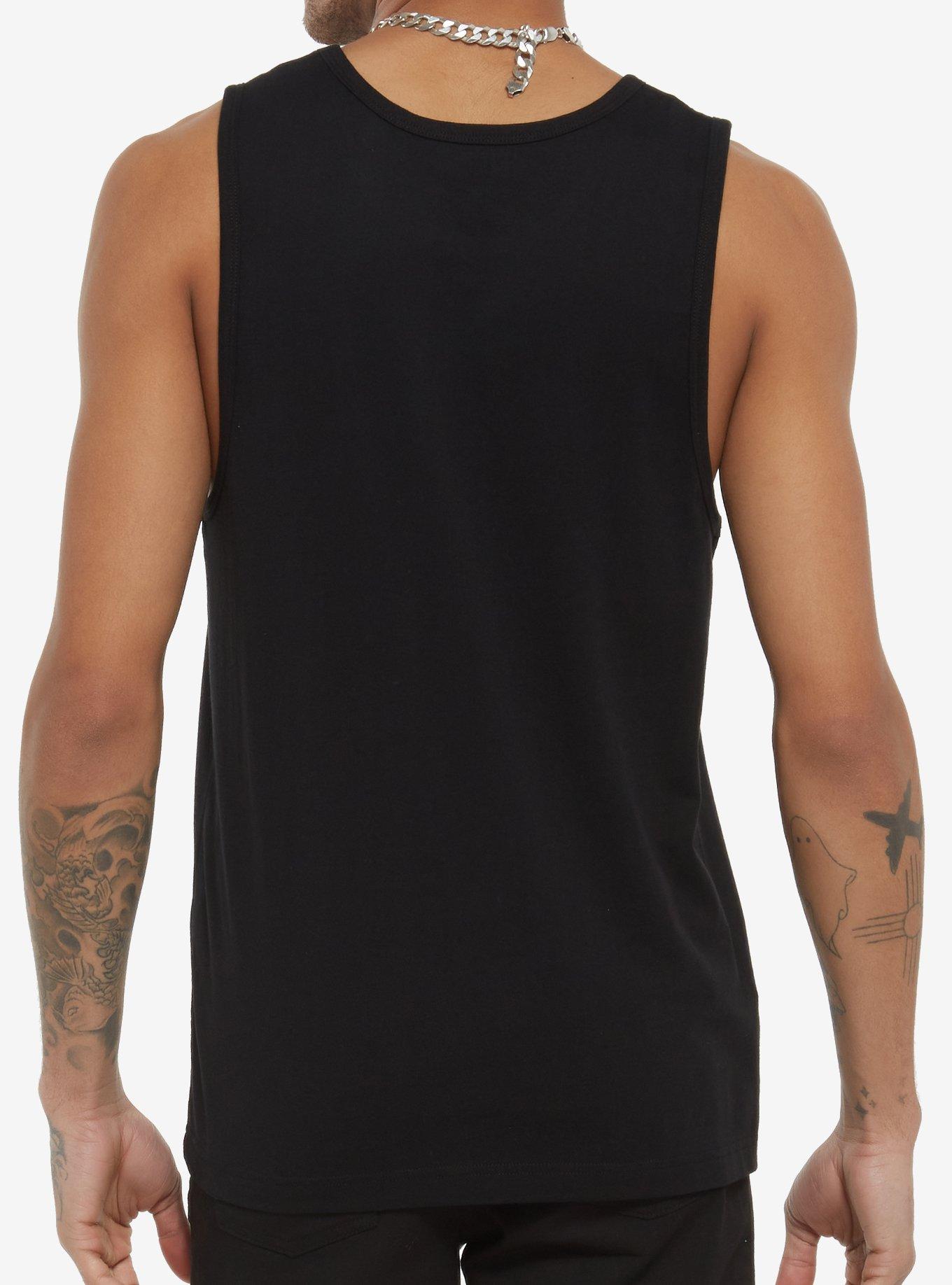 Dead Of Night Occult Symbols Tank Top, BLACK, alternate