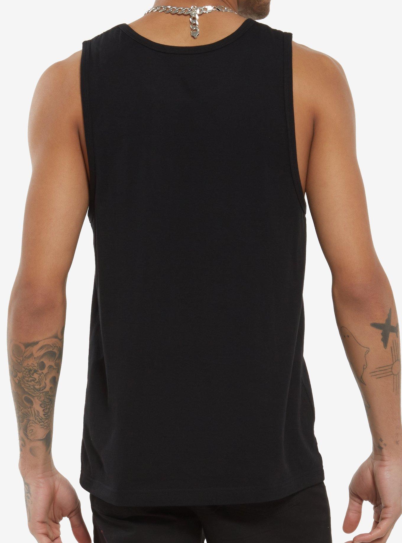 Skull Bones Tank Top, BLACK, alternate