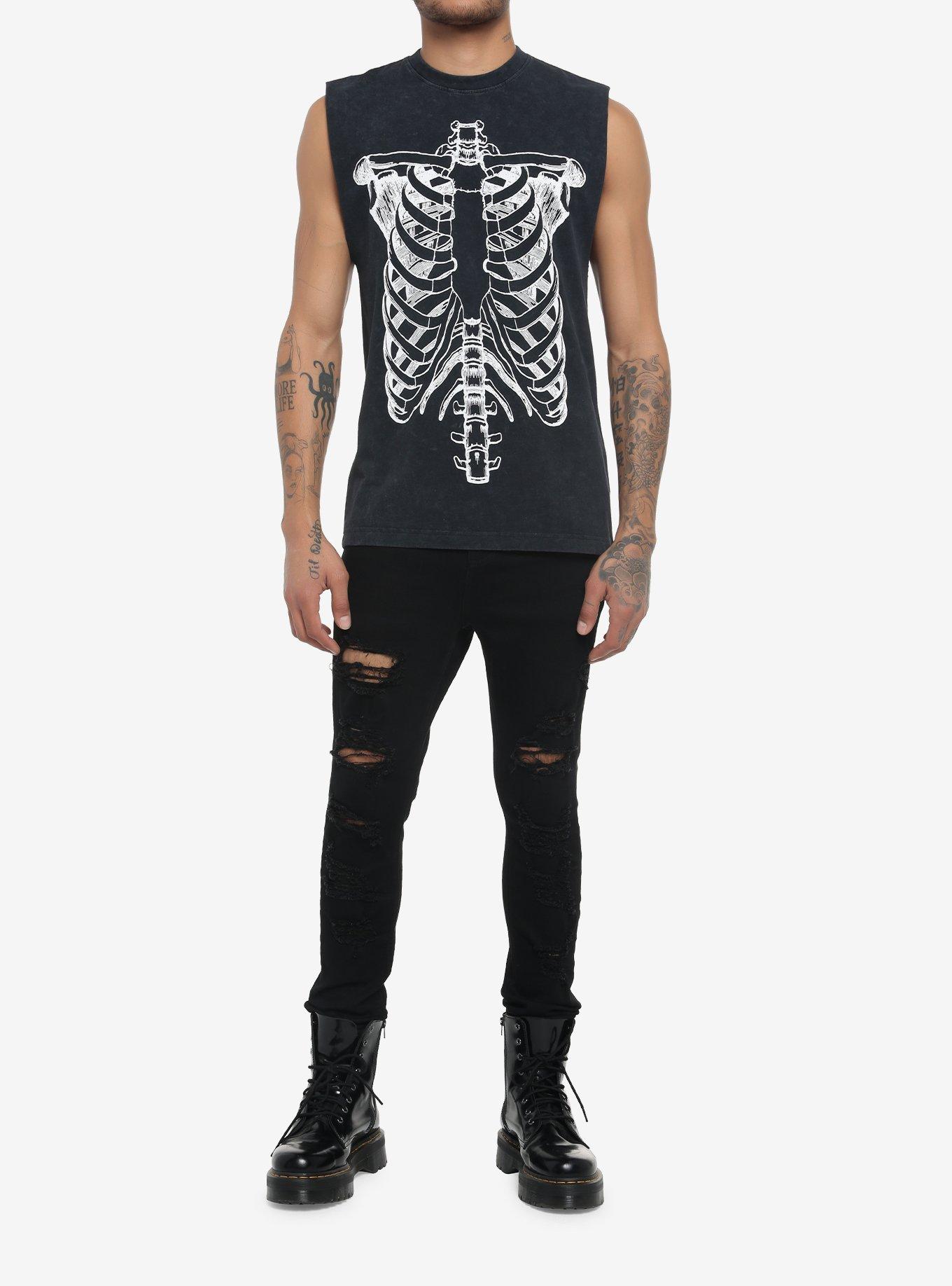 Rib Cage Muscle Tank Top, , hi-res