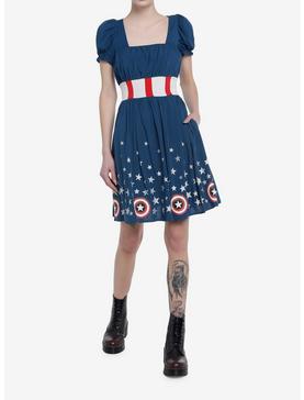 Her Universe Marvel Captain America Shield Retro Dress, , hi-res