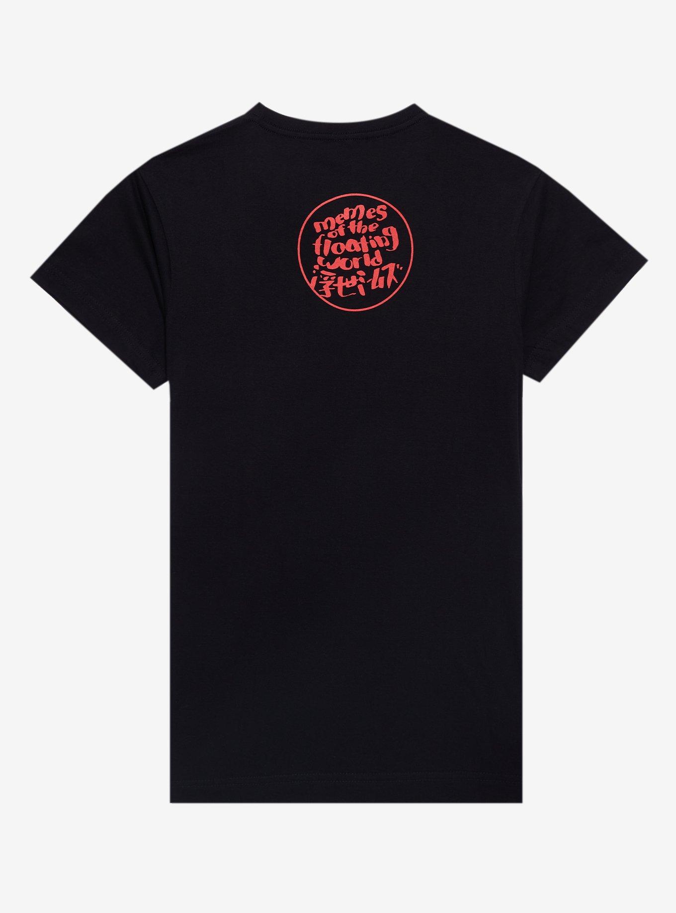 Smudge Lord Cat Woodcut Print Meme T-Shirt, BLACK, alternate