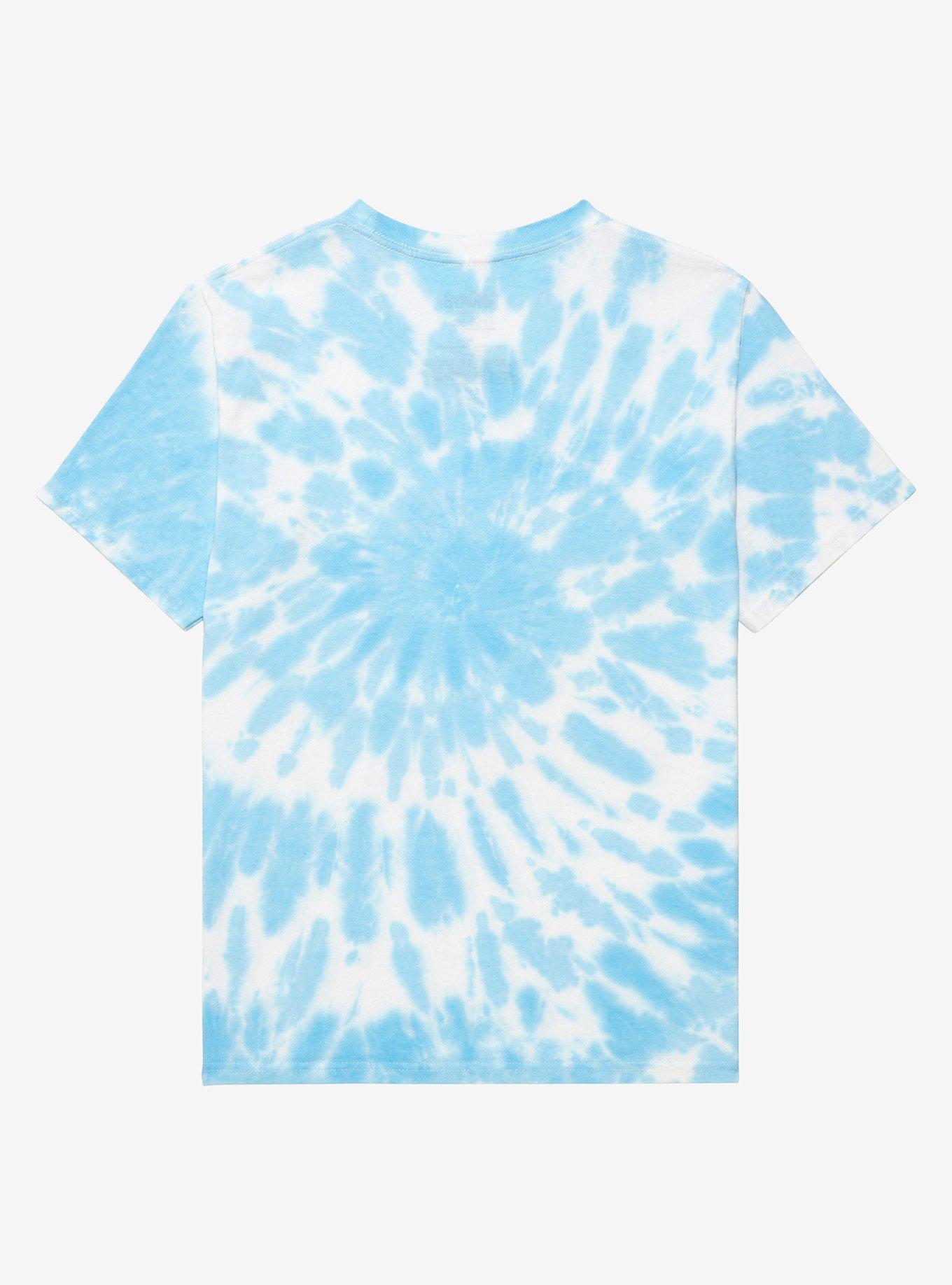 The Smurfs Mushroom Tie-Dye Boyfriend Fit Girls T-Shirt, MULTI, alternate