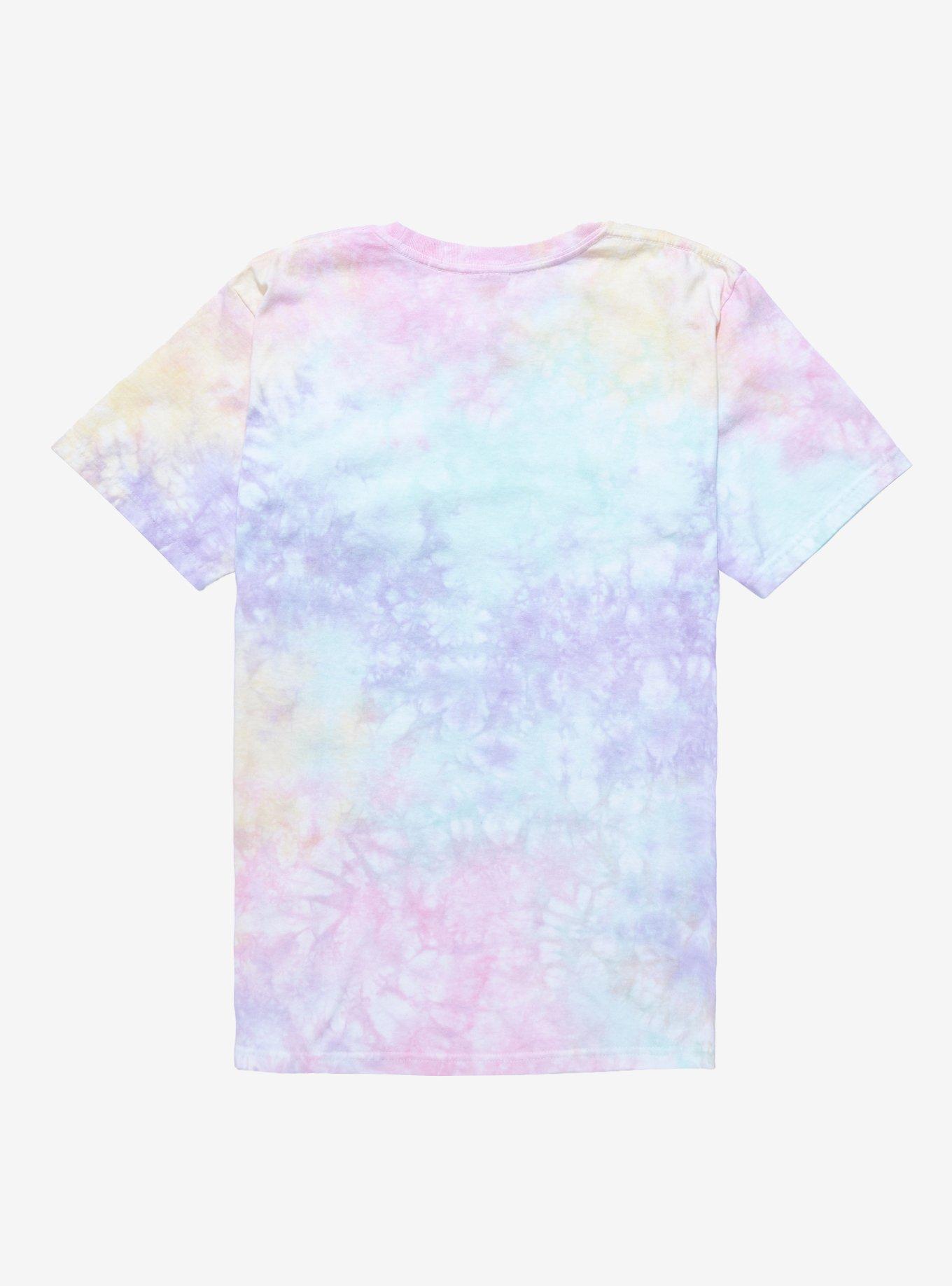 The Smurfs Character Grid Tie-Dye Boyfriend Fit Girls T-Shirt, MULTI, alternate