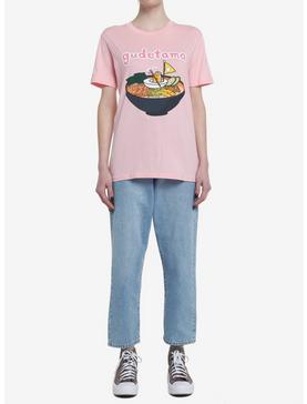 Gudetama Pink Ramen Boyfriend Fit Girls T-Shirt, , hi-res
