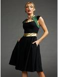 Her Universe Marvel Loki Sylvie Retro Dress Her Universe Exclusive, BLACK  GREEN, alternate