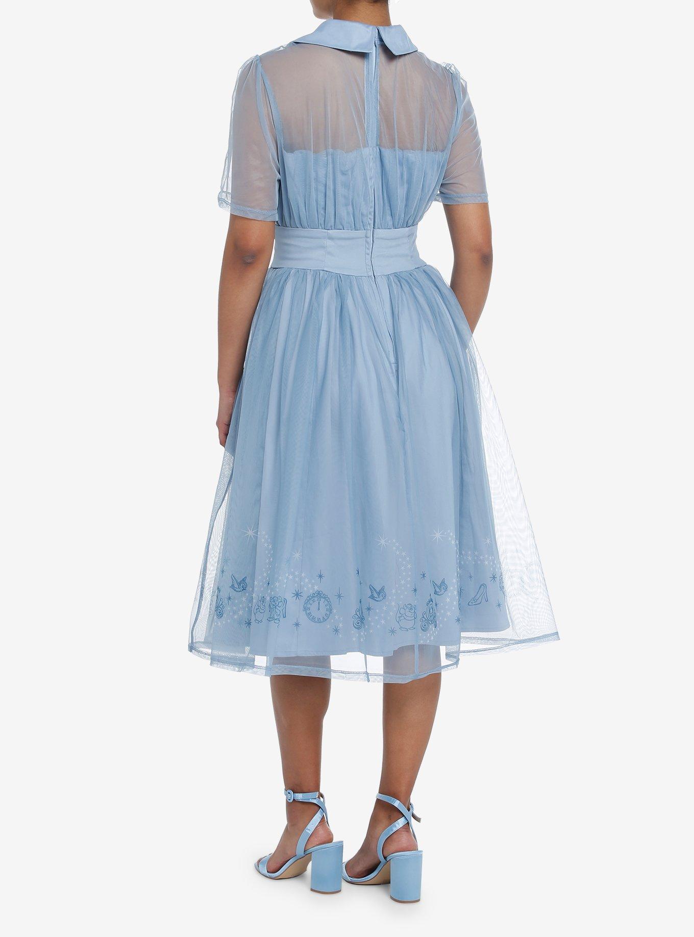 Her Universe Disney Cinderella Retro Dress Her Universe Exclusive, LIGHT BLUE, alternate