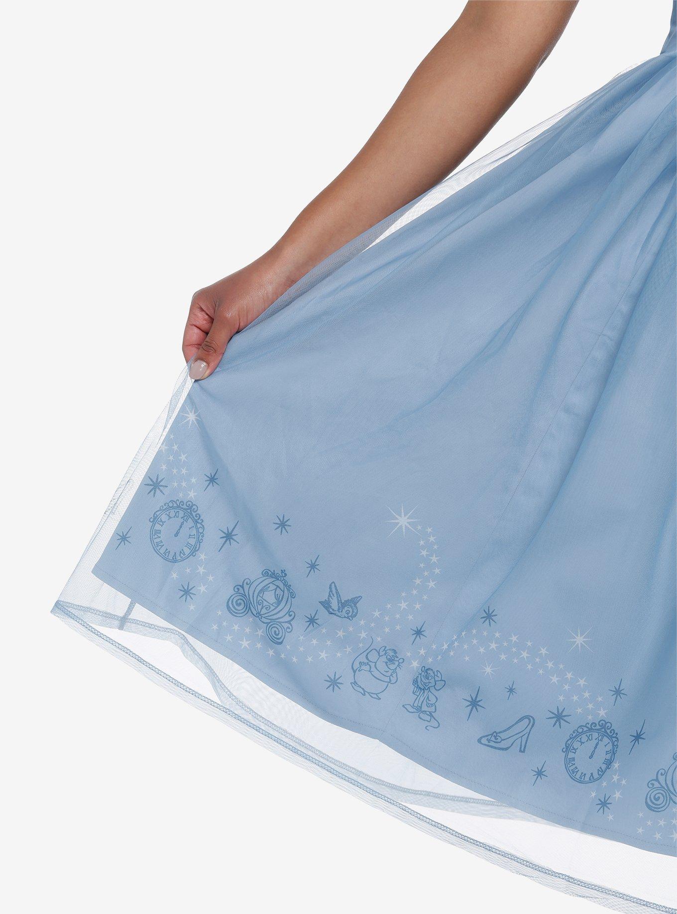 Her Universe Disney Cinderella Retro Dress Her Universe Exclusive, LIGHT BLUE, alternate