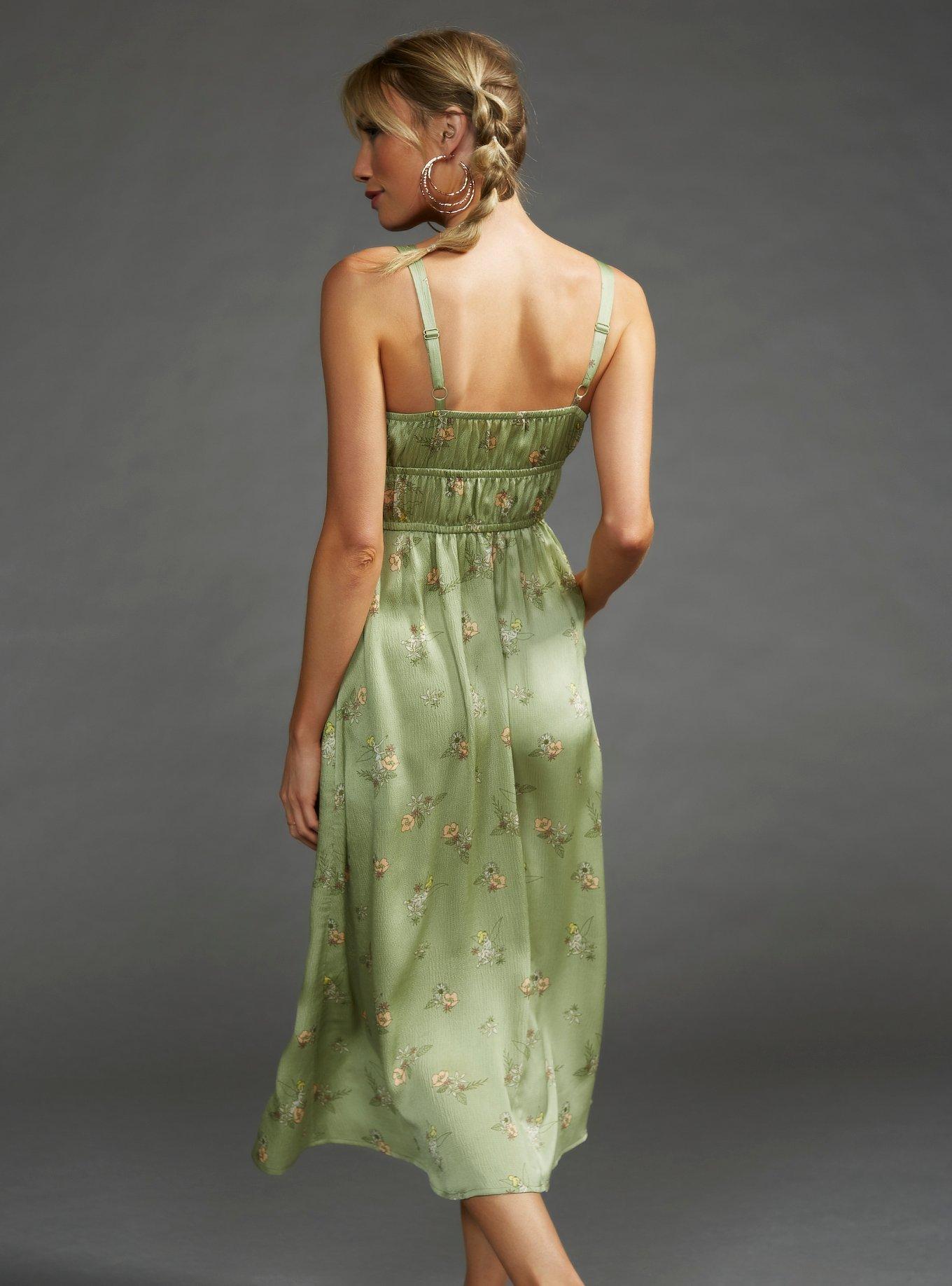 Her Universe Disney Peter Pan Tinker Bell Midi Dress Her Universe Exclusive, MULTI, alternate