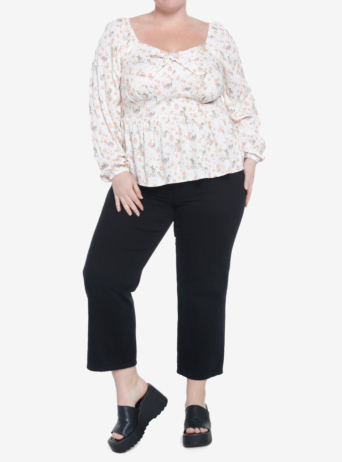 Her Universe Disney Bambi Peplum Top Plus Size, , hi-res