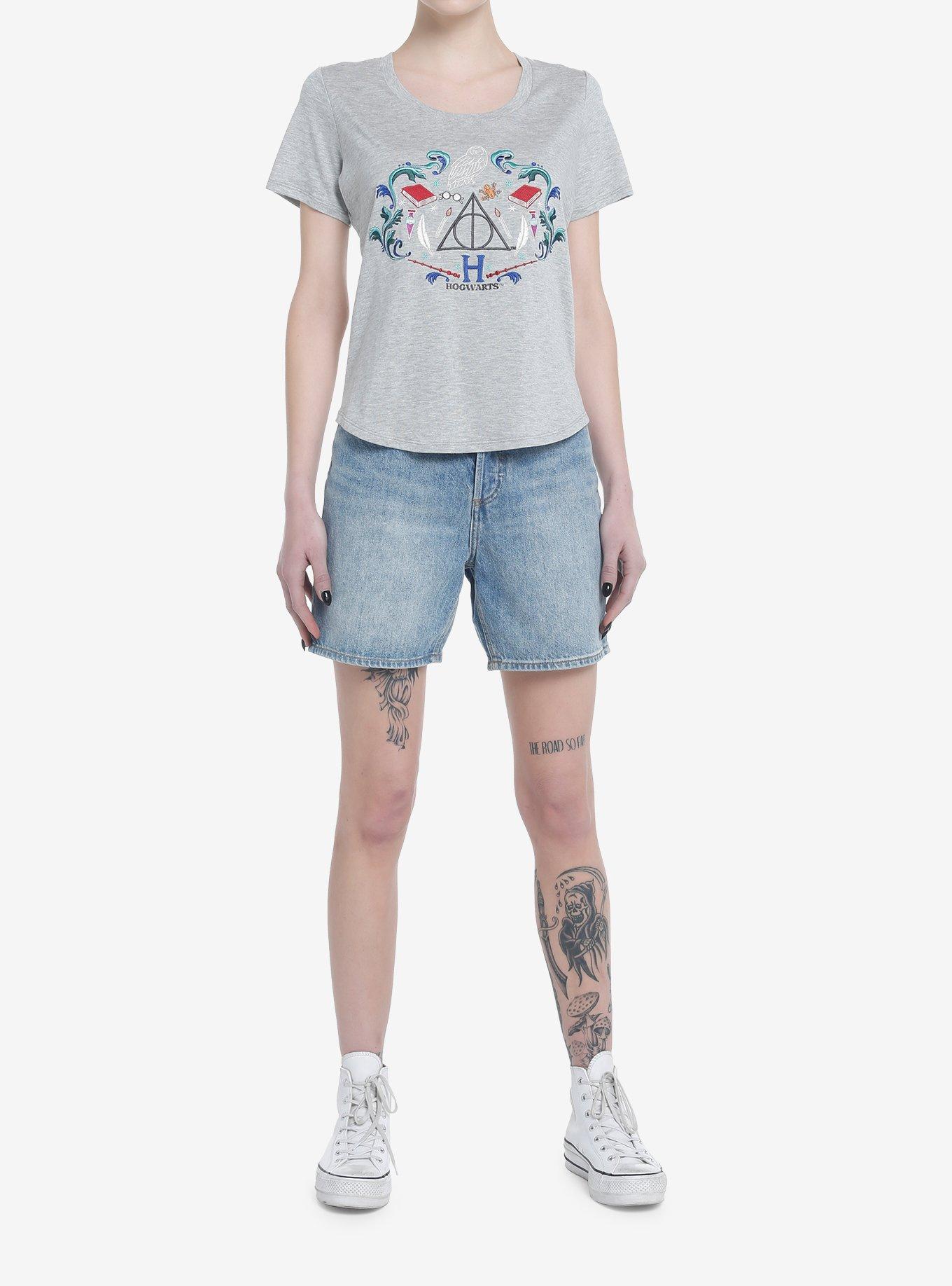 Her Universe Harry Potter The Deathly Hallows Scoop Neck Top, , hi-res
