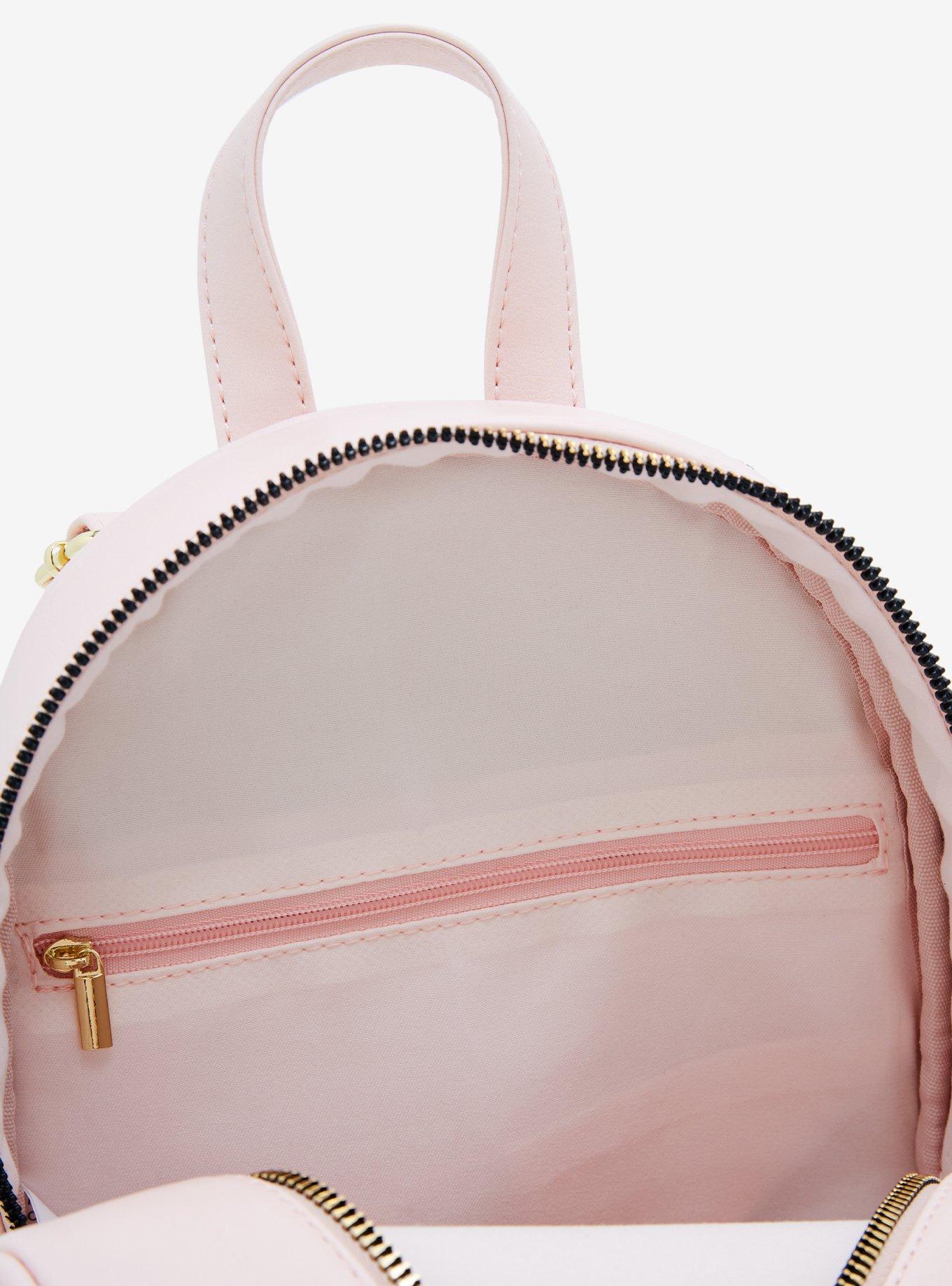 Pink Gingham Bear Mini Backpack, , alternate