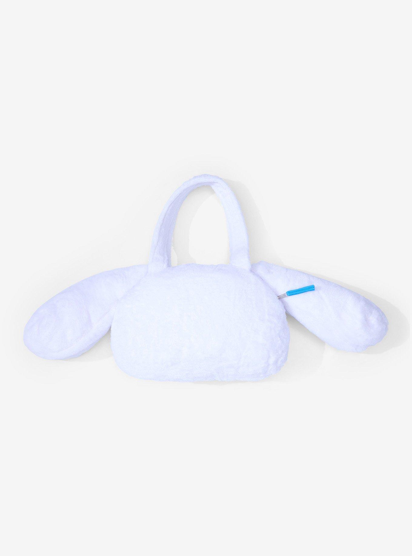 Cinnamoroll Fuzzy Figural Tote Bag, , alternate