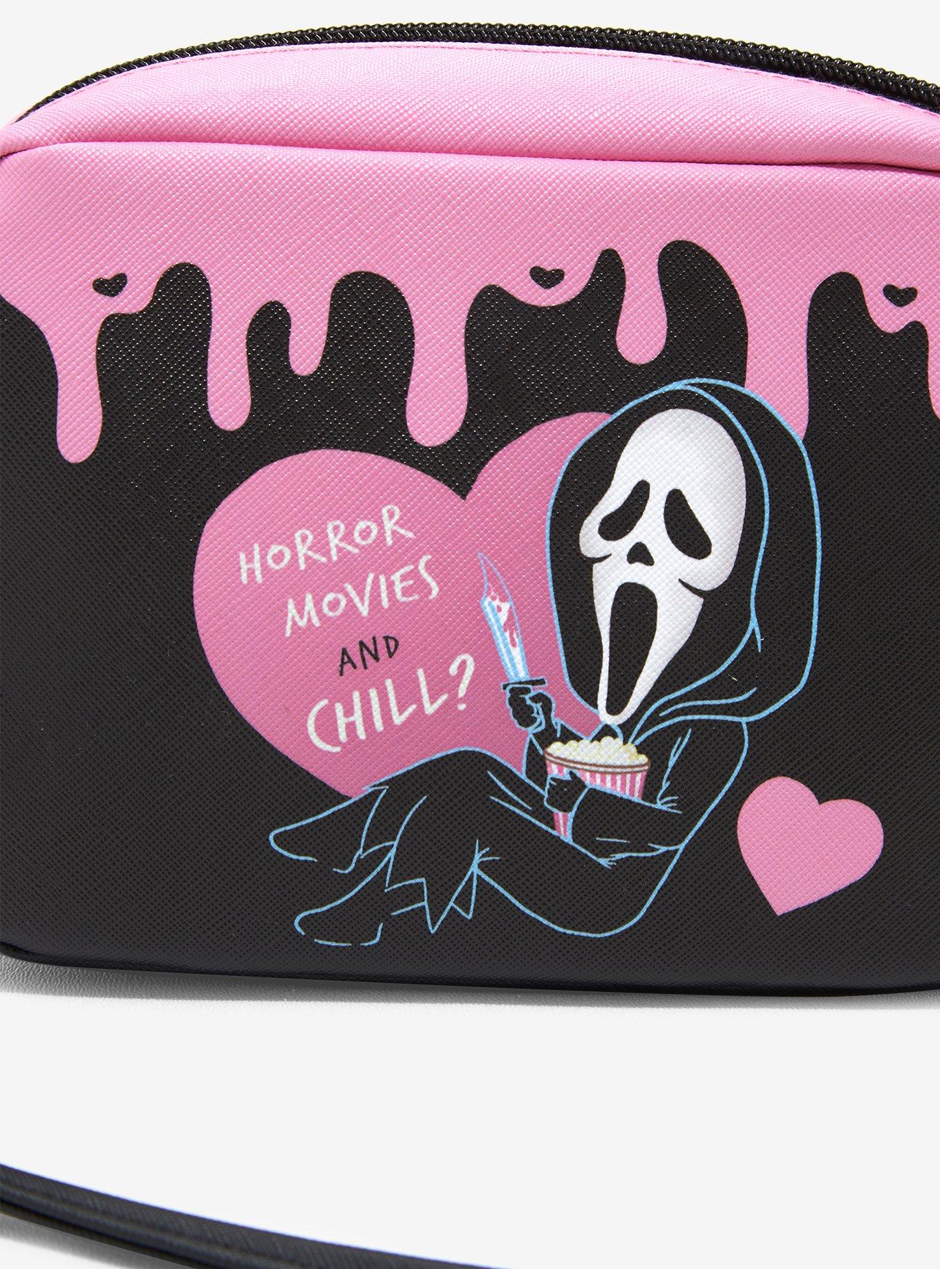 Scream Ghost Face Movies & Chill Camera Crossbody Bag, , alternate