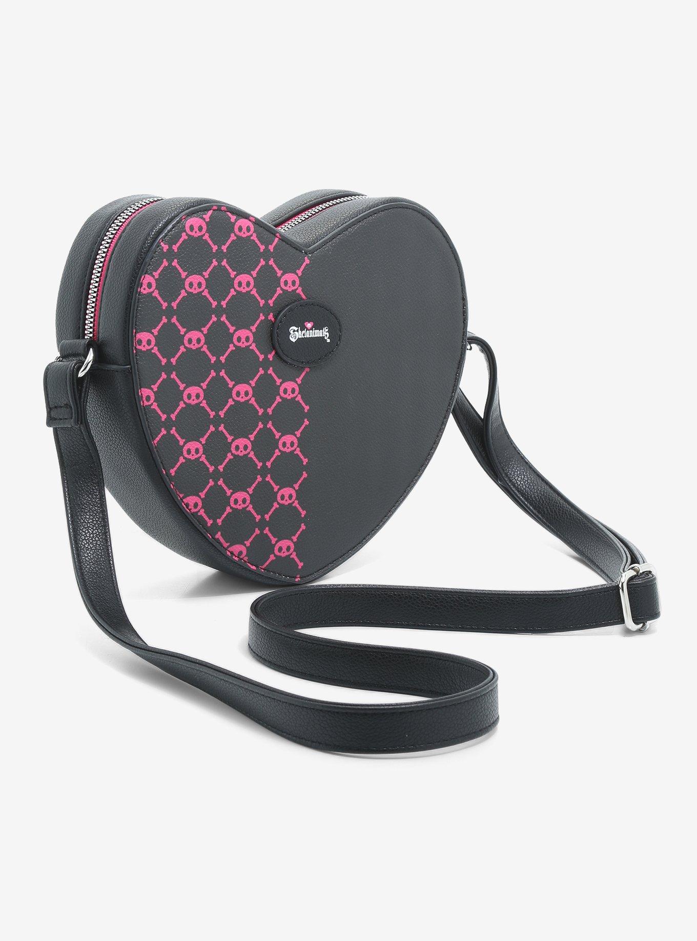 Skelanimals Split Heart Crossbody Bag, , alternate