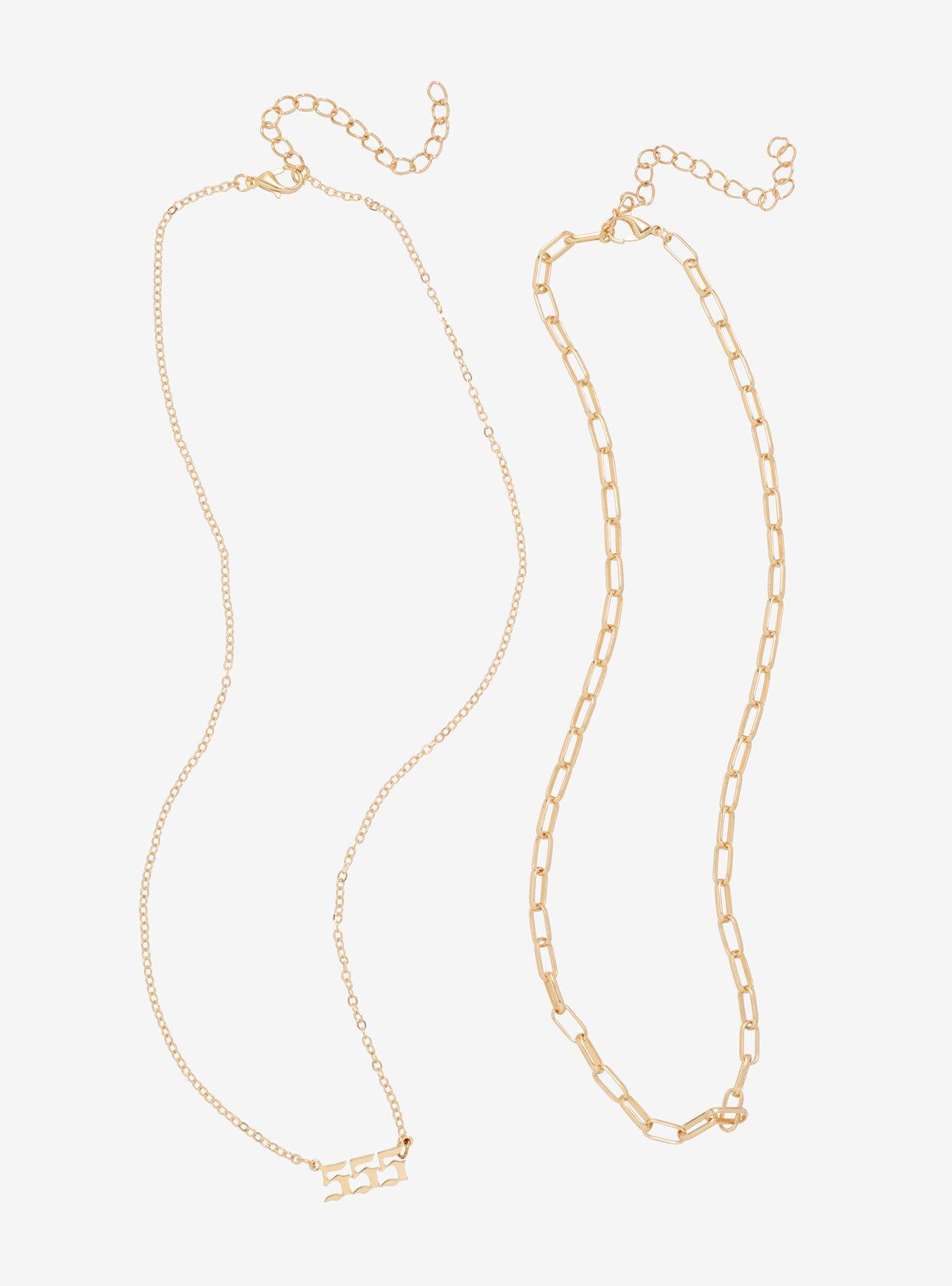 Angel Number 555 Necklace Set, , alternate