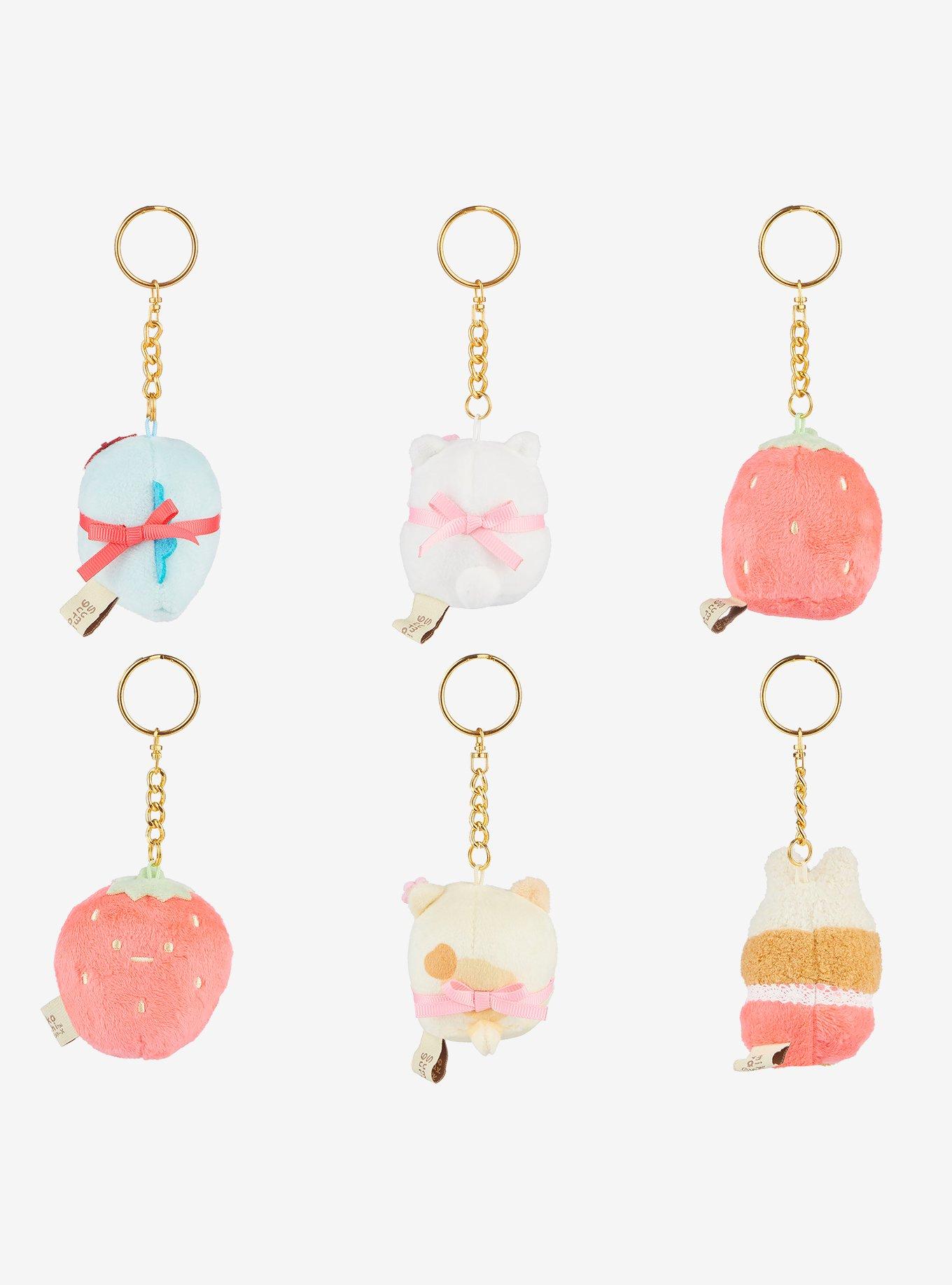 Sumikkogurashi Strawberry Animals Blind Box Plush Keychain, , alternate