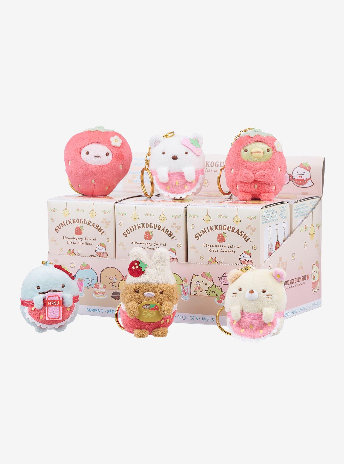 Sumikkogurashi Strawberry Animals Blind Box Plush Keychain, , alternate