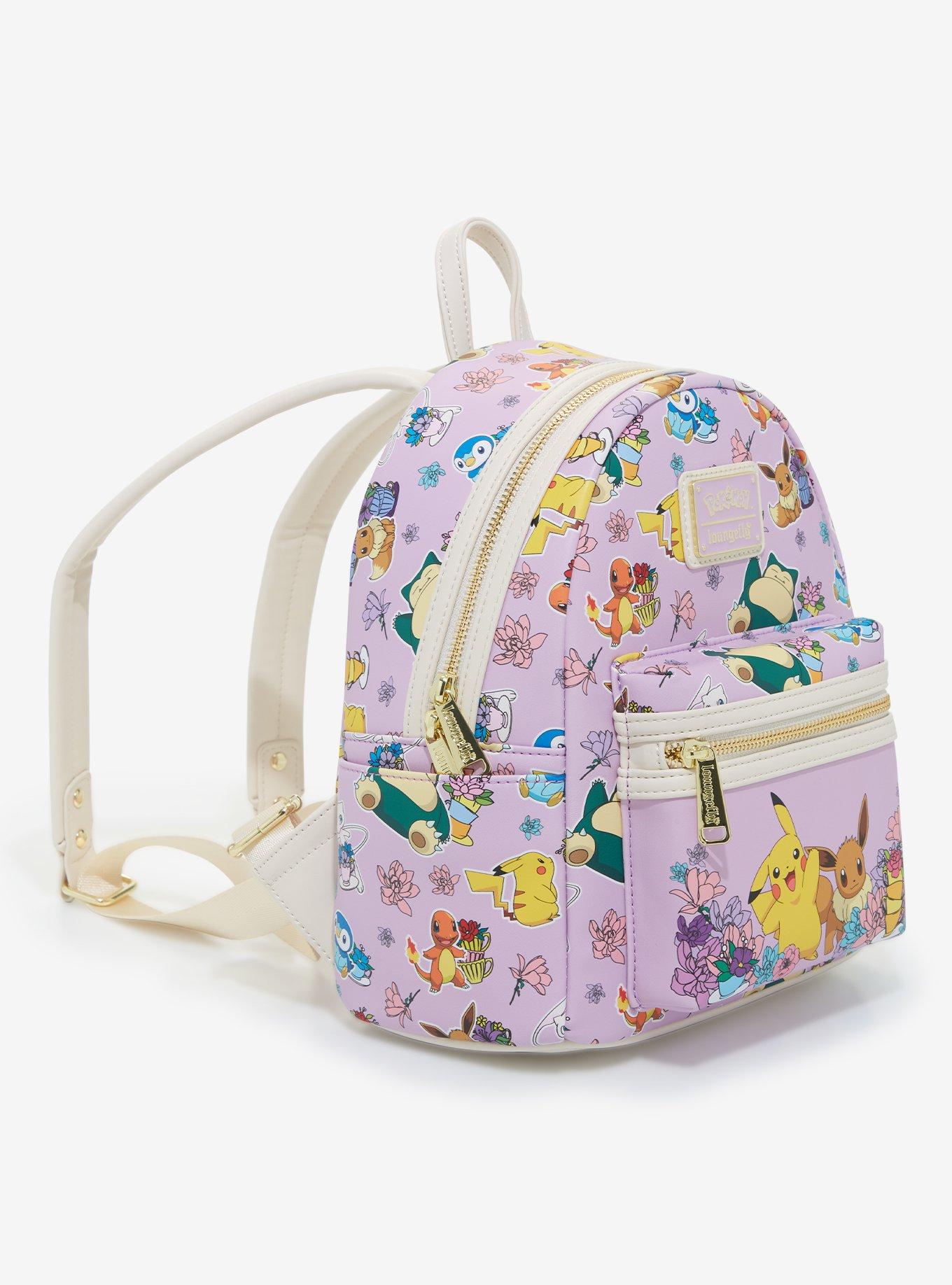 Loungefly Pok&eacute;mon Floral Teacups Allover Print Mini Backpack - BoxLunch Exclusive, , alternate