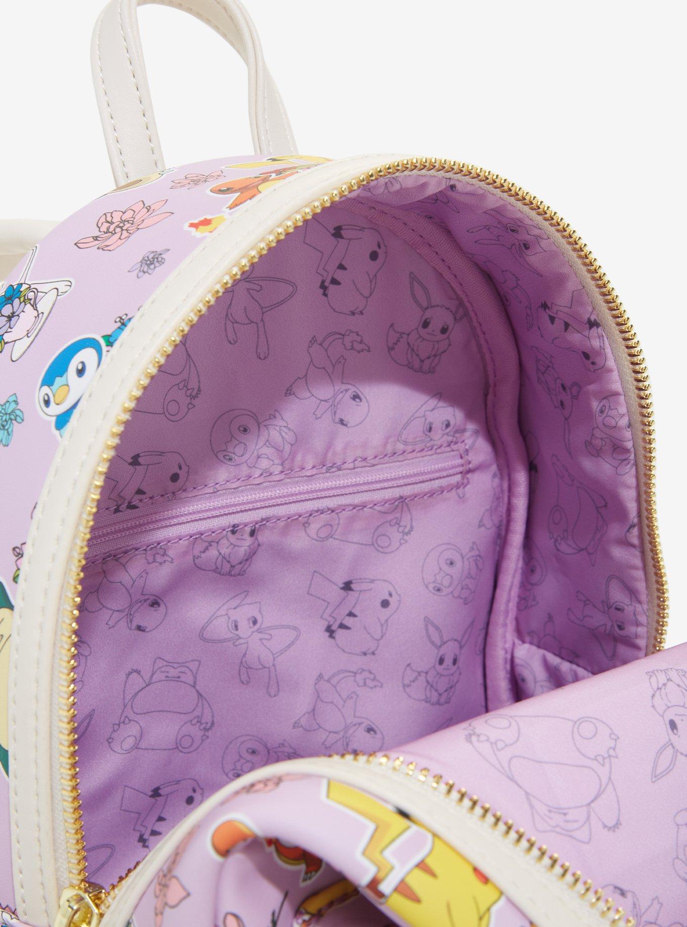 Loungefly Pok&eacute;mon Floral Teacups Allover Print Mini Backpack - BoxLunch Exclusive, , alternate