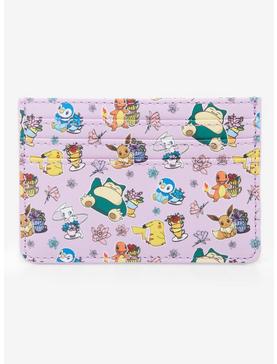Loungefly Pokémon Floral Teacups Allover Print Cardholder - BoxLunch Exclusive, , hi-res