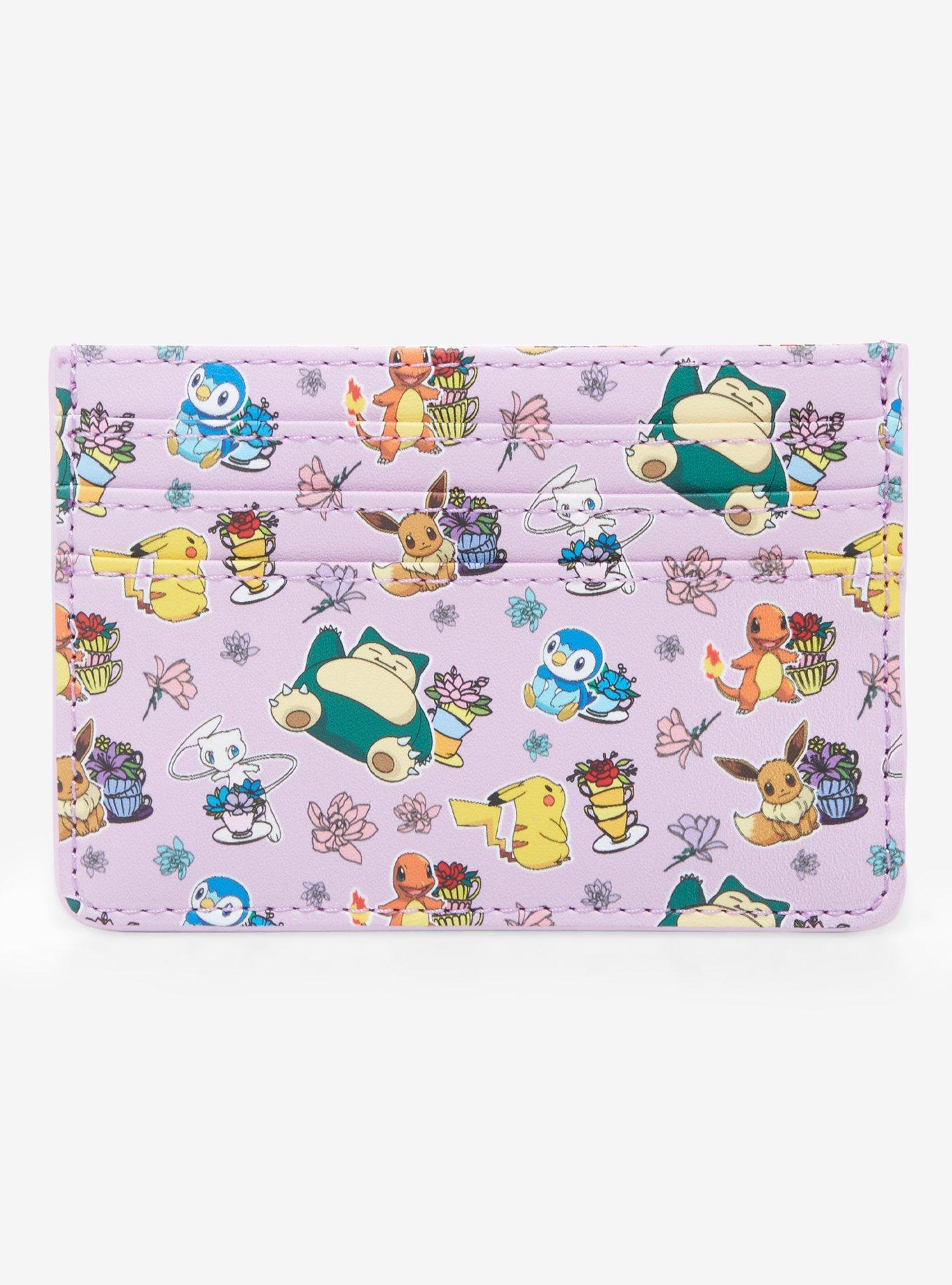 Loungefly Pok&eacute;mon Floral Teacups Allover Print Cardholder - BoxLunch Exclusive, , alternate
