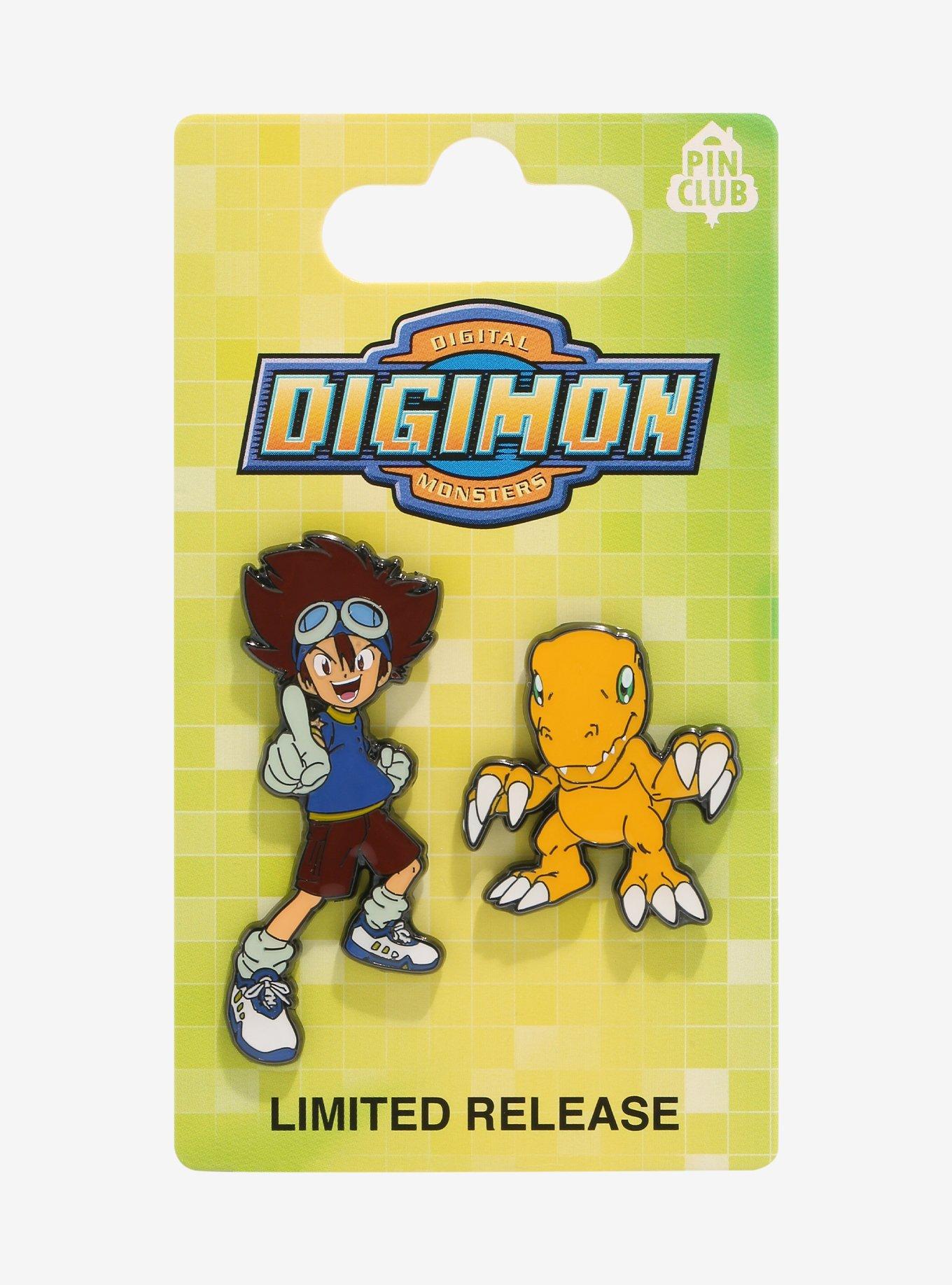 Digimon Tai & Agumon Enamel Pin Set , , alternate