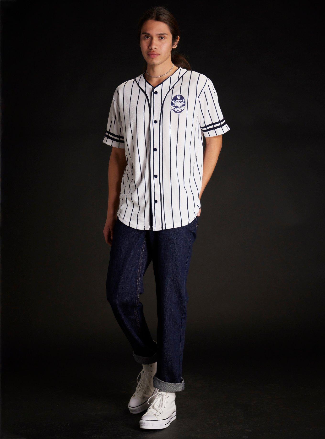 The Twilight Saga Cullen Baseball Woven Button-Up, MULTI, alternate