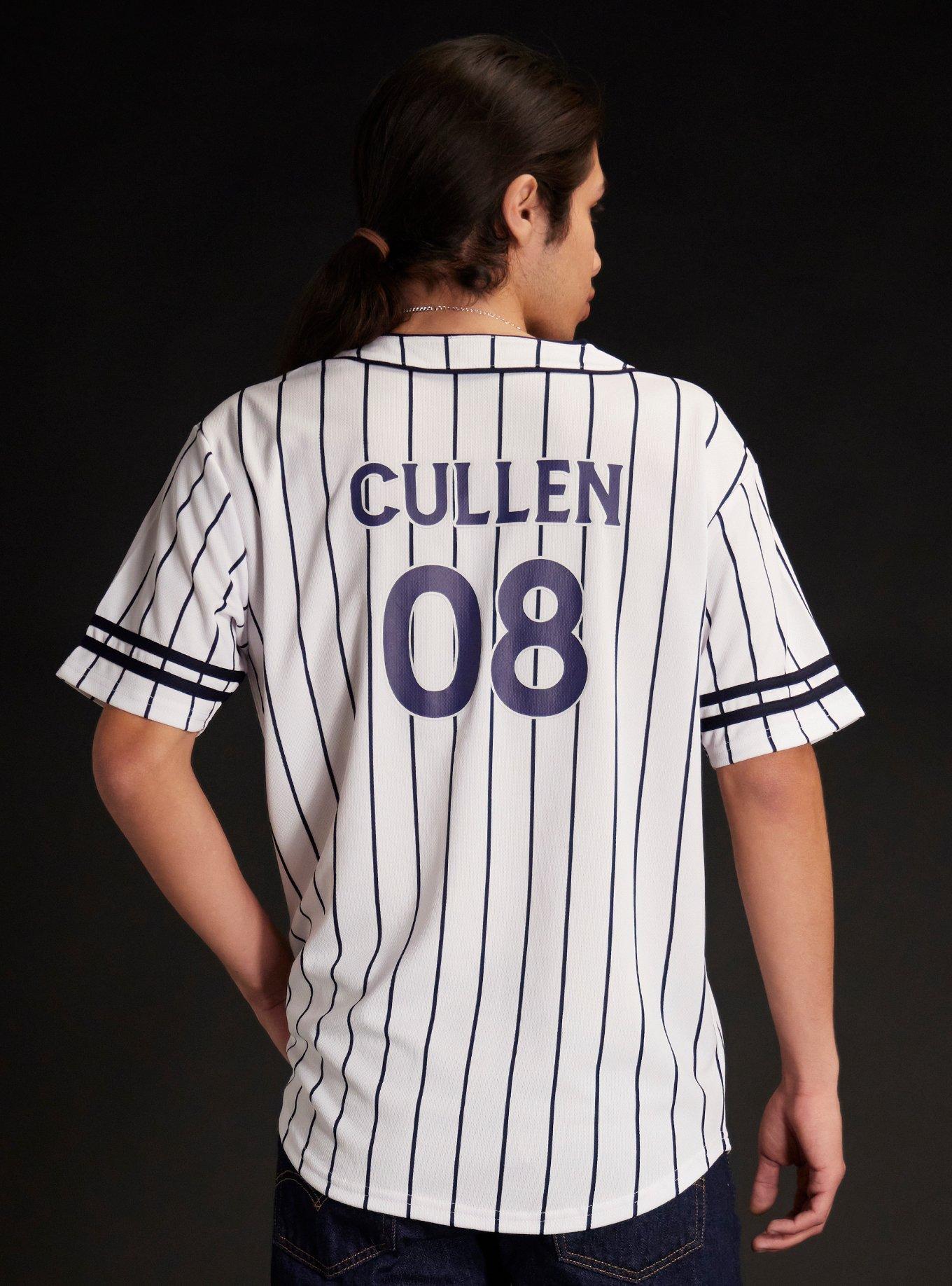 The Twilight Saga Cullen Baseball Woven Button-Up, MULTI, alternate
