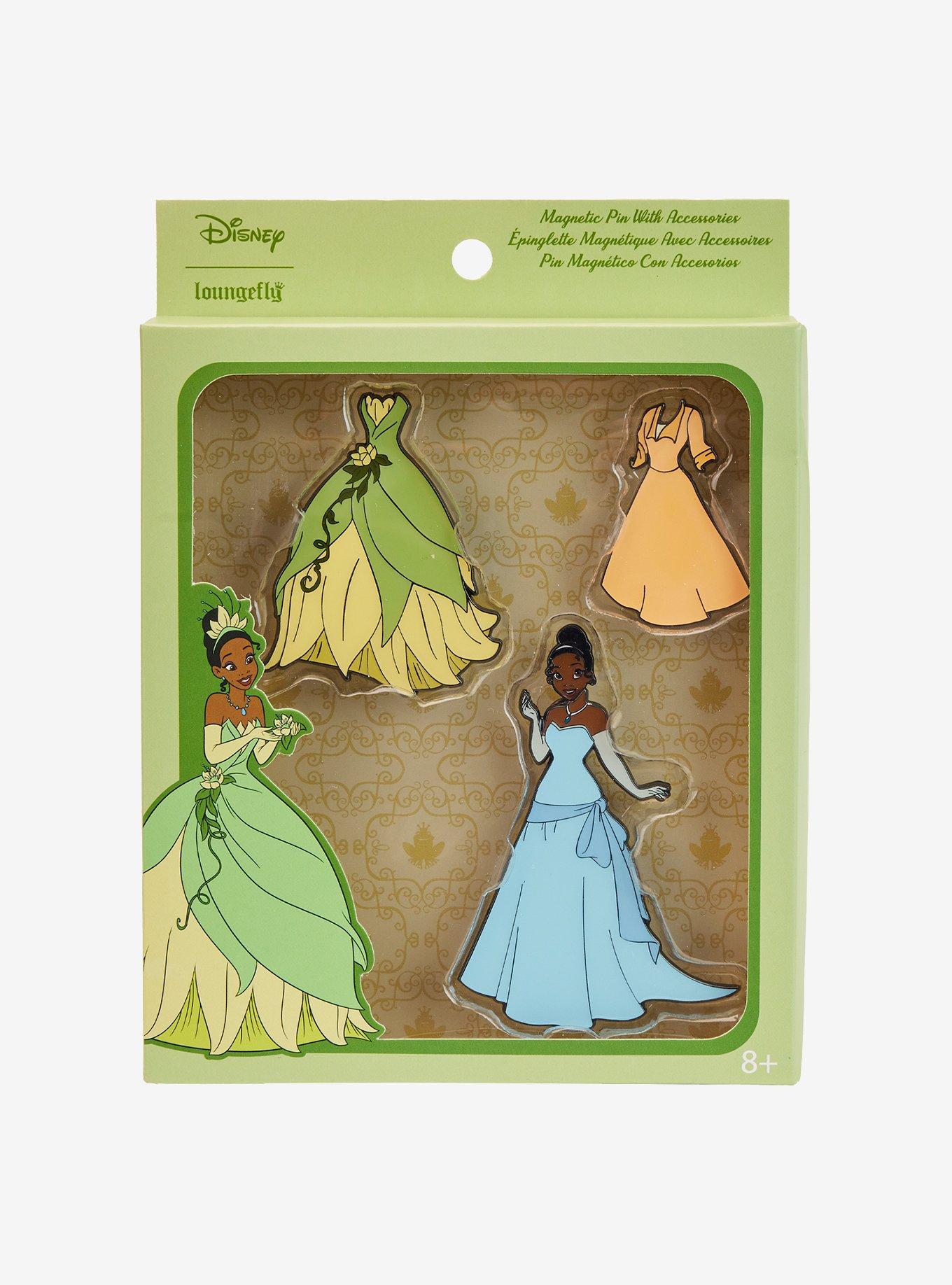 Loungefly Disney The Princess and the Frog Tiana Interchangeable Dress Enamel Pin Set, , alternate