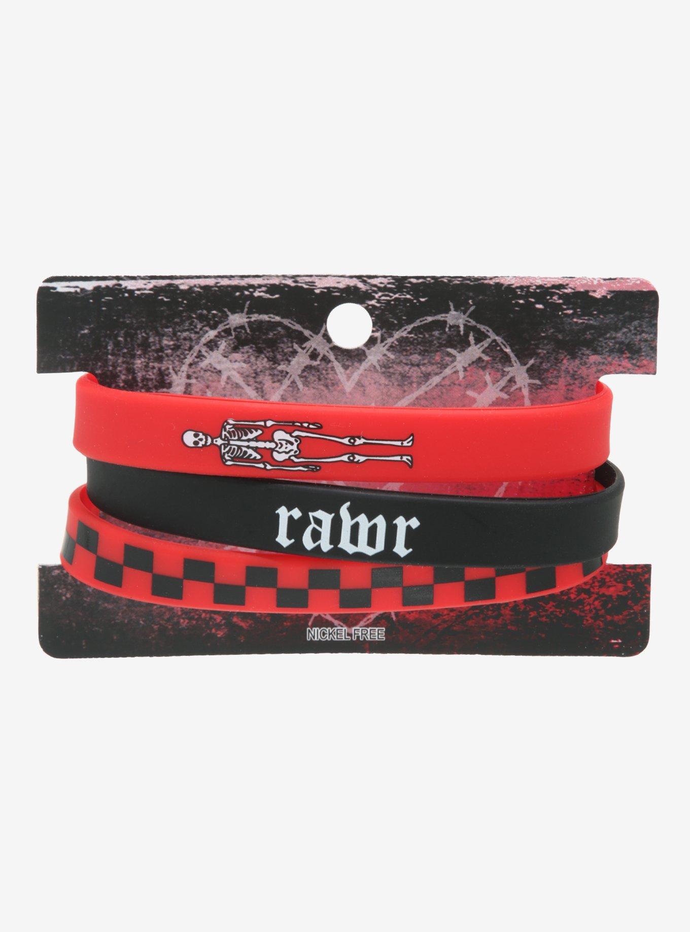 Rawr Rubber Bracelet Set, , alternate