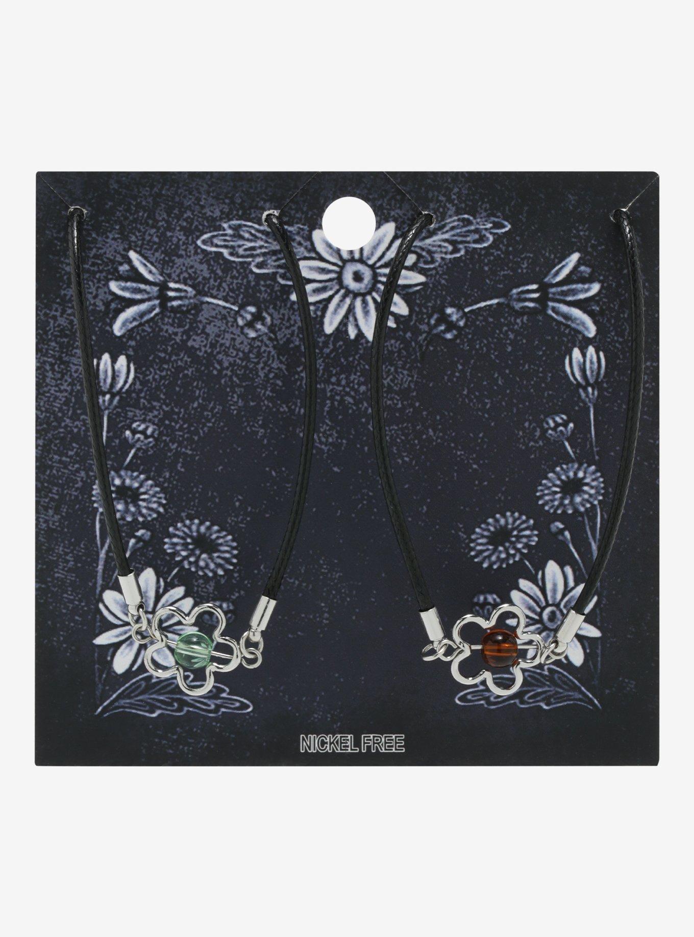 Flower Bead Best Friend Choker Set, , alternate