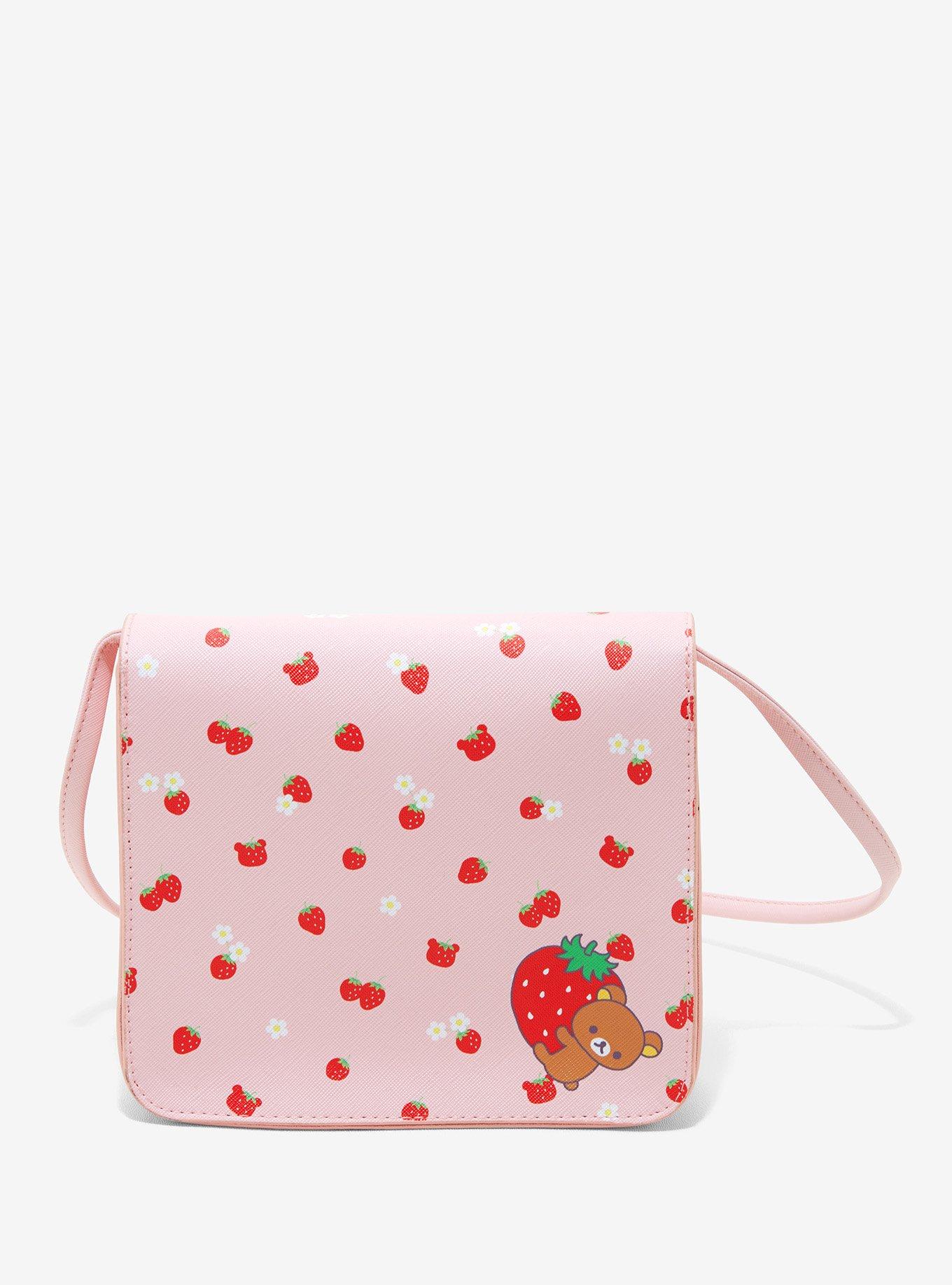 Rilakkuma Strawberries Crossbody Bag, , alternate