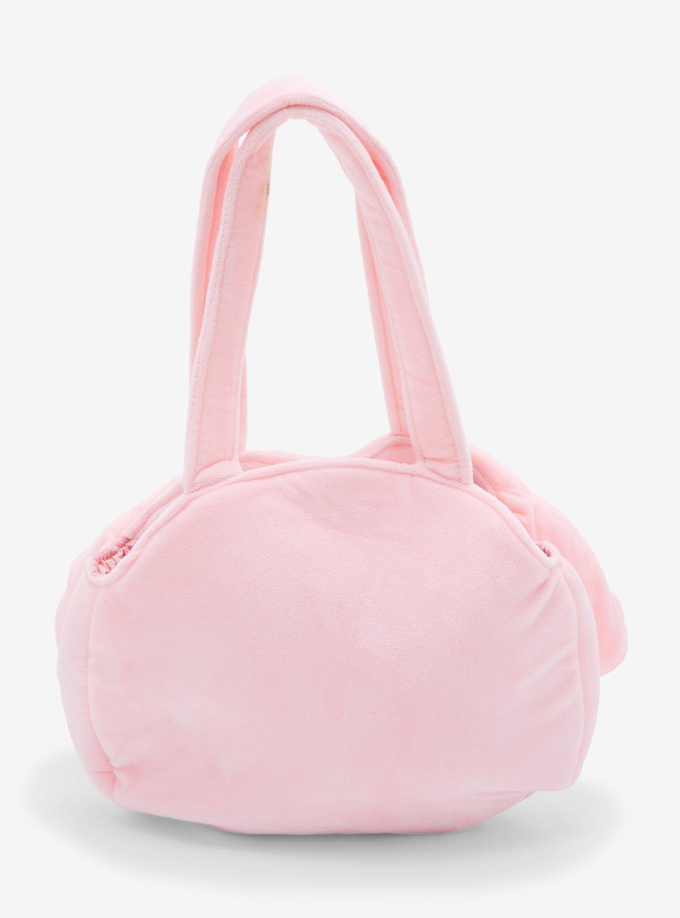 My Melody Face Plush Tote Bag, , alternate