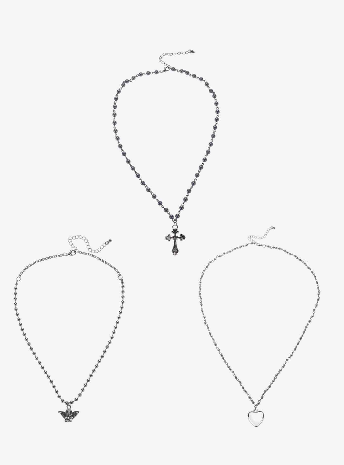 Angel Heart Necklace Set, , alternate