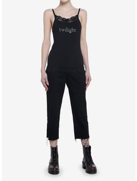 Plus Size The Twilight Saga Logo Lace Girls Cami, , hi-res