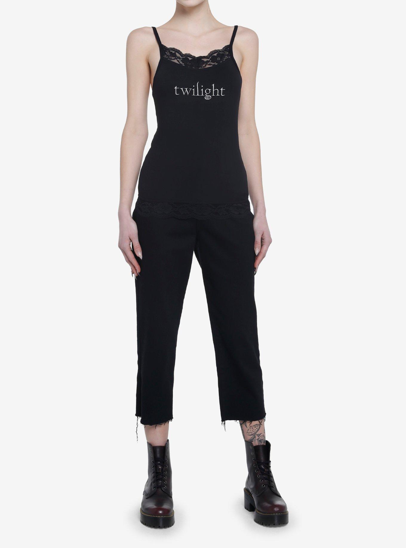 The Twilight Saga Logo Lace Girls Cami, MULTI, alternate