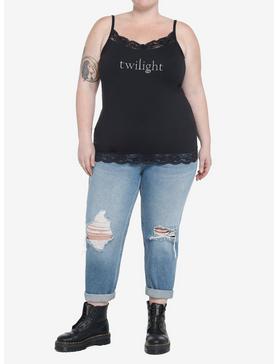 The Twilight Saga Logo Lace Girls Cami Plus Size, , hi-res