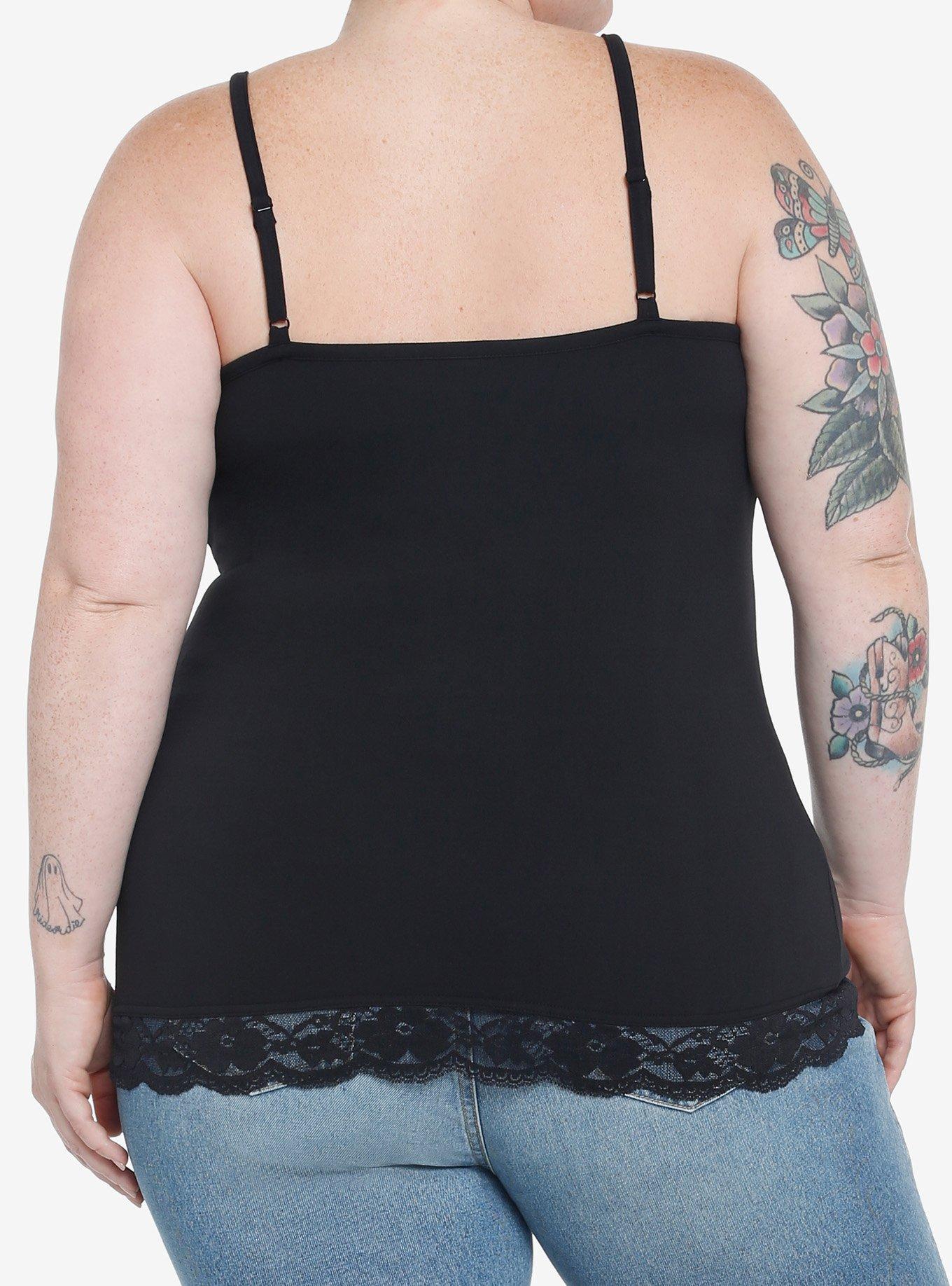 The Twilight Saga Logo Lace Girls Cami Plus Size, MULTI, alternate