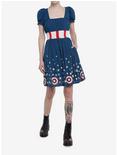 Her Universe Marvel Captain America Shield Retro Dress, MULTI, alternate