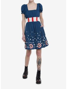 Her Universe Marvel Captain America Shield Retro Dress, , hi-res