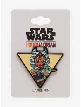 Star Wars The Mandalorian Chibi Ashoka & Grogu Enamel Pin - BoxLunch Exclusive , , hi-res