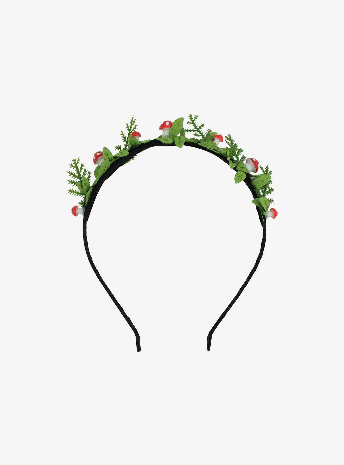 Mushroom Moss Headband, , alternate