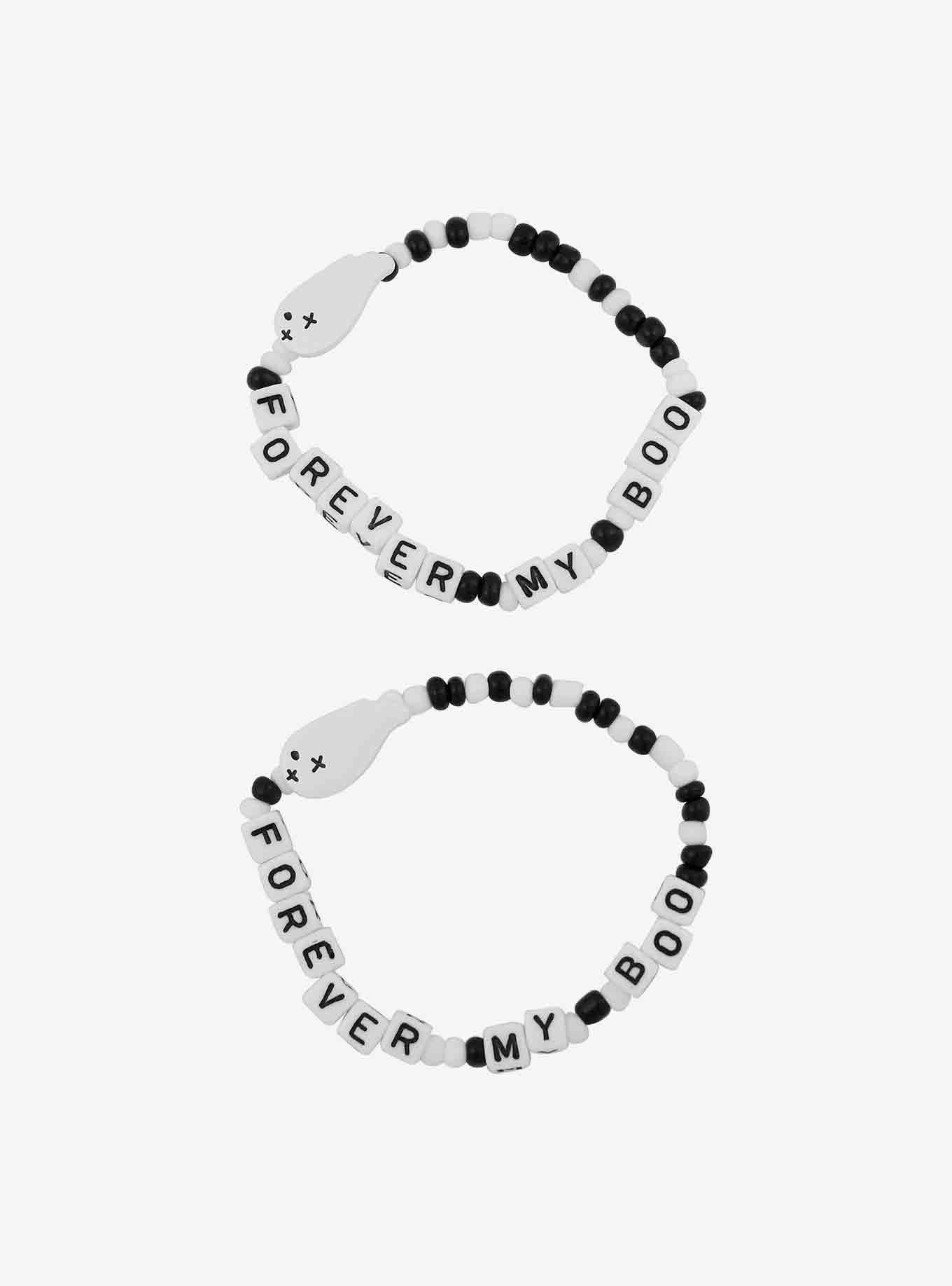 Ghost Forever My Boo Best Friend Beaded Bracelet Set, , alternate