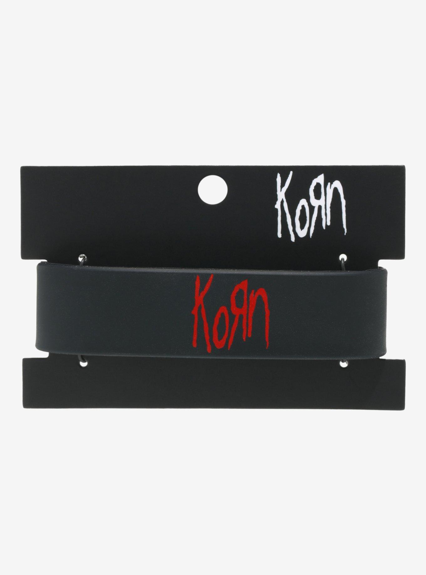 Korn Logo Rubber Bracelet, , alternate