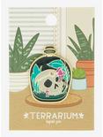 Skull Terrarium Bottle Enamel Pin, , alternate