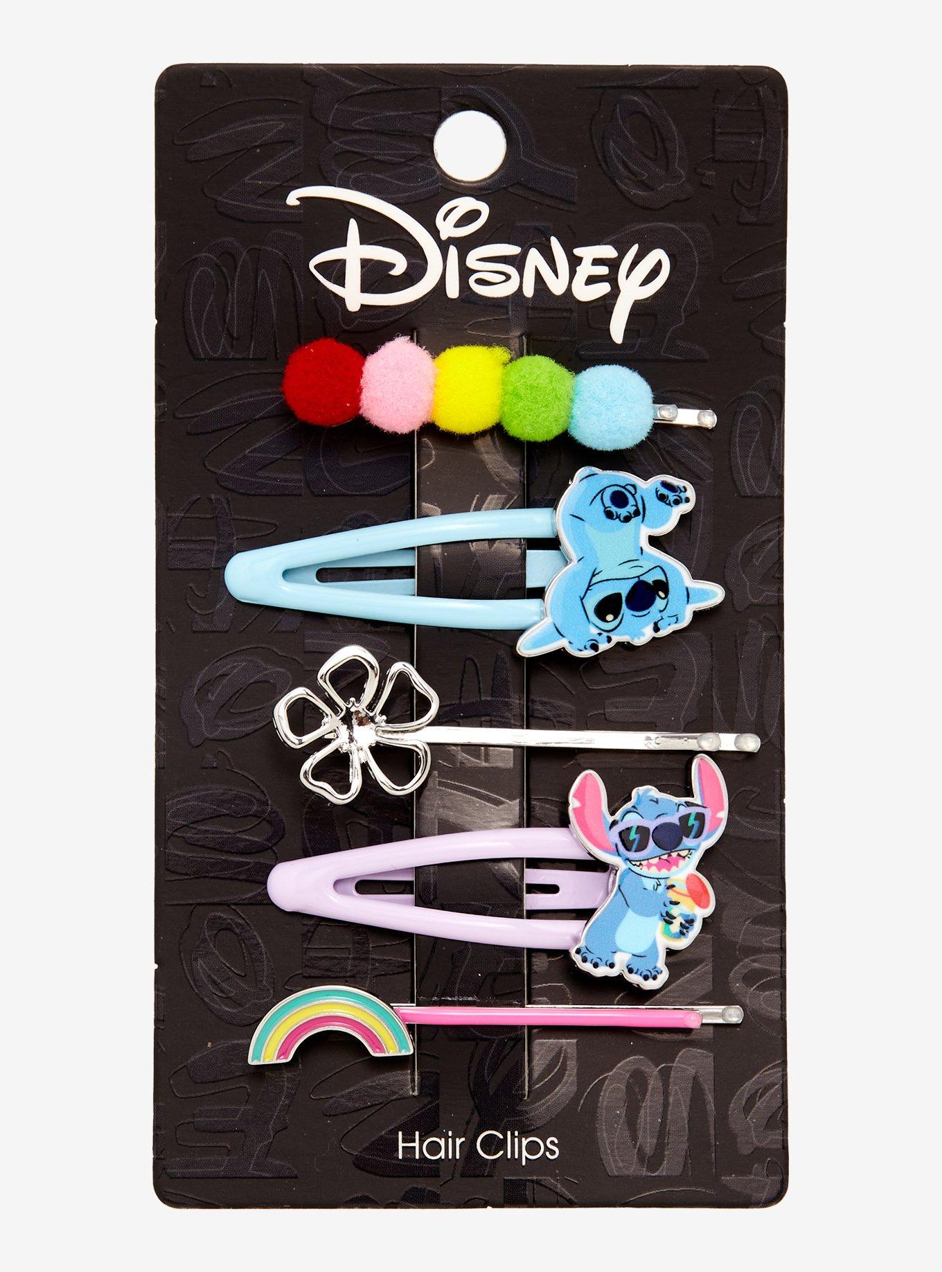 Disney Lilo & Stitch Rainbow Stitch Hair Clip Set, , alternate