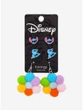 Disney Lilo & Stitch Rainbow Pom Earring Set, , alternate